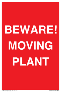 BEWARE! MOVING PLANT